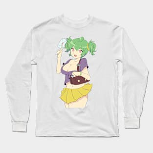 Summer Mail Lady Waifu Long Sleeve T-Shirt